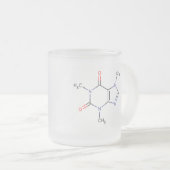 Caffeine Coffee Cup! Matglas Koffiemok (Voorkant rechts)