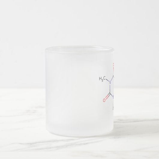 Caffeine Coffee Cup! Matglas Koffiemok (Center)