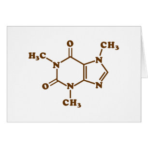 Caffeine Coffee Molecular Chemical Formule