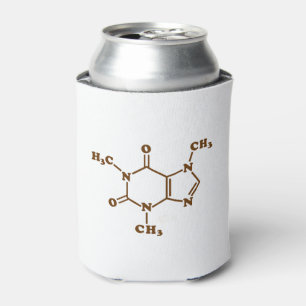 Caffeine Coffee Molecular Chemical Formule Blikjeskoeler