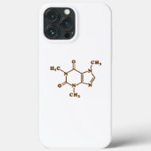 Caffeine Coffee Molecular Chemical Formule Case-Mate iPhone Case (Achterkant)