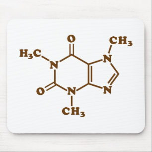 Caffeine Coffee Molecular Chemical Formule Muismat