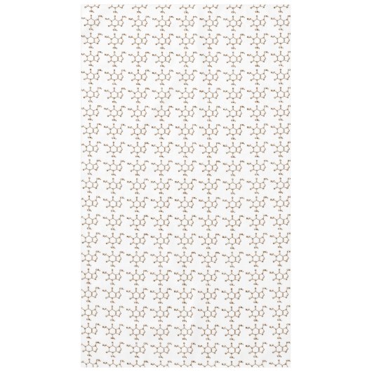 Caffeine Coffee Molecular Chemical Formule Tafelkleed (Voorkant)