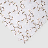 Caffeine Coffee Molecular Chemical Formule Tissuepapier (Detail)