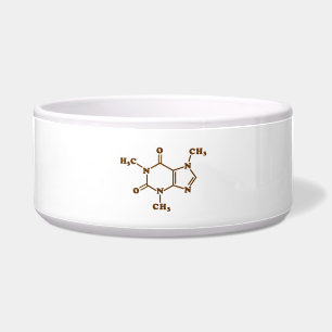 Caffeine Coffee Molecular Chemical Formule Voerbakje