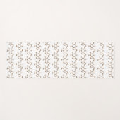 Caffeine Coffee Molecular Chemical Formule Yogamat (Voorkant (horizontaal))