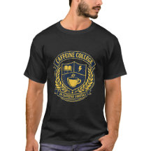 Caffeïne College Vintage Universiteit Wapen
