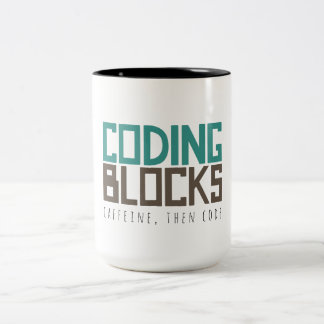 Caffeine, dan code tweekleurige koffiemok