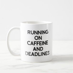Caffeïne & Deadlines Hustle Mok