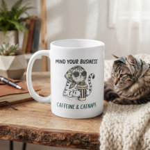 Caffeïne & Droompjes Vintage Kattenliefhebber Koff