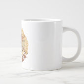 Caffeïne eerst – Grappige koffiemok voor koffielie Grote Koffiekop (Rechts)