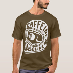 Caffeine en benzine t-shirt