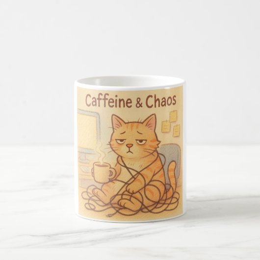 Caffeïne en Chaos koffiemok (Center)