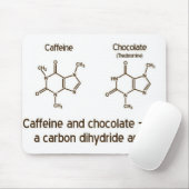 Caffeine en Chocolate Mousepad Muismat (Met muis)
