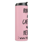 Caffeine en Ketonen Thermosbeker (Gedraaid links)