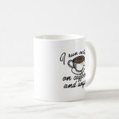 Caffeine en woede koffiemok (Voorkant rechts)
