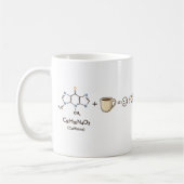 Caffeine Equation–Coffee Powers You Funny Science  Koffiemok (Links)