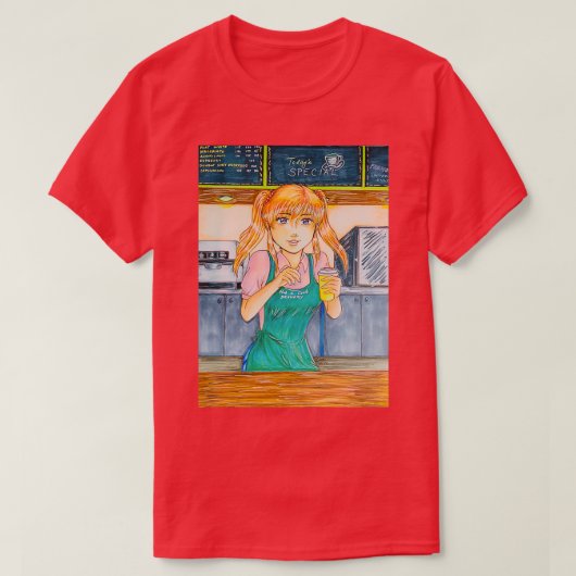 Caffeine Fix T-shirt (Design voorkant)