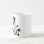 Caffeine houdt mijn soennitische persoonlijkheid i koffiemok (Center)