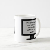 Caffeine in code Mok (Voorkant rechts)