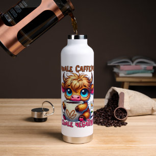 Caffeïne Inademen Negativiteit Uitademen Waterfles