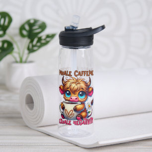 Caffeïne Inademen Negativiteit Uitademen Waterfles