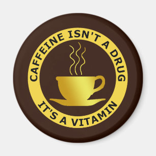 CAFFEINE IS GEEN DRUG, EEN VITAMINE MAGNEET