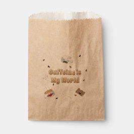 Caffeine is mijn wereld bedankzakje
