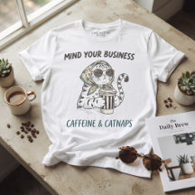 Caffeïne & Katdutten Vintage Kat Kattenliefhebber