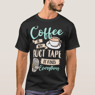Caffeine-katteband, koffie t-shirt