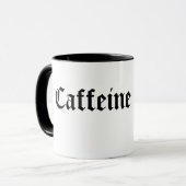 Caffeine King Coffee Mok (Voorkant links)