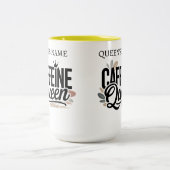 Caffeïne Koningin Grappige Koffie Liefhebber Mok C (Center)