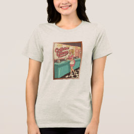 Caffeïne Koningin Tri-Blend Shirt