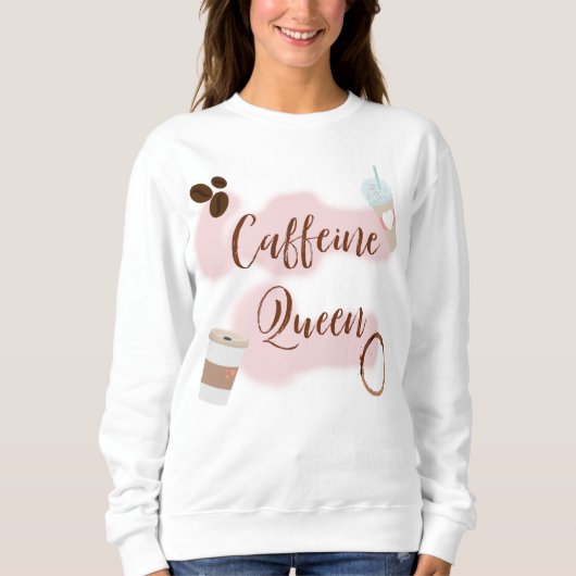 caffeine koningin trui (Voorkant)