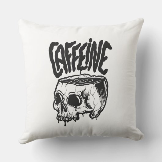 Caffeine Kussen (Achterkant)