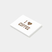 Caffeine Liefhebber - Koffiebonen Post-it® Notes (Schuin)