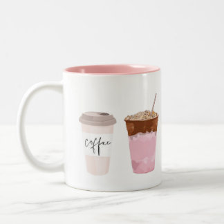Caffeïne Liefhebber Koffiemok voor Ochtendmotivati Tweekleurige Koffiemok