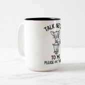 Caffeïne Liefhebbers Tweekleurige Mok (Voorkant links)