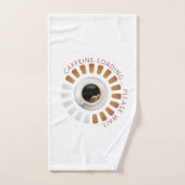 Caffeine loading bad handdoek (Handdoek)