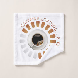 Caffeine loading bad handdoek