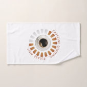 Caffeine loading bad handdoek (Handdoek)