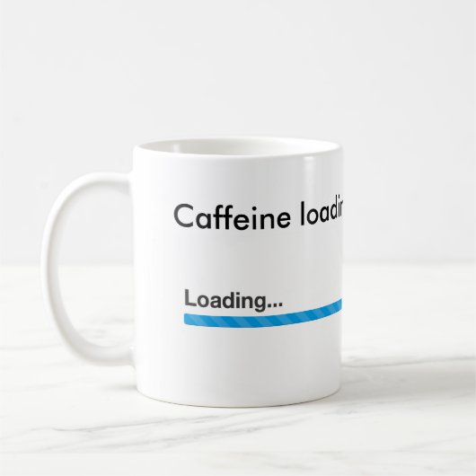 Caffeine Loading, gelieve mok te wachten (Links)