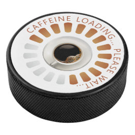 Caffeine loading hockey puck