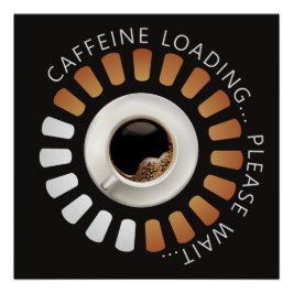 Caffeine loading perfect poster