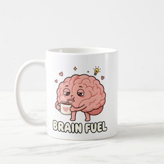 Caffeine Lover brain Koffiemok (Links)