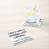 Caffeine Lover Kartonnen Onderzetters (Insitu)
