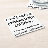 Caffeine Lover Kartonnen Onderzetters (Schuin)