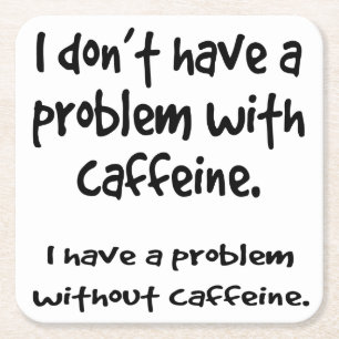 Caffeine Lover Kartonnen Onderzetters