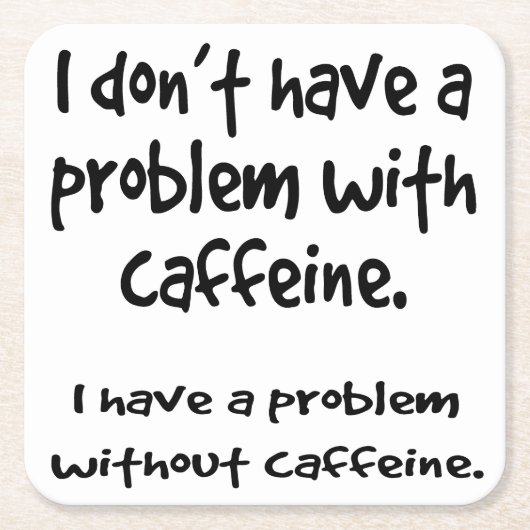 Caffeine Lover Kartonnen Onderzetters (Voorkant)