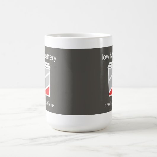 Caffeine-Mok met lage batterijbehoefte Koffiemok (Center)